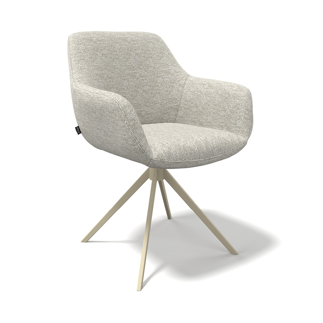 Eetkamerstoel Positano - Lodge Linen 110 - Turn Champagne