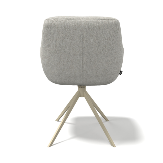 Hippestoelen  Eetkamerstoel Positano - Sneak Beige - Turn Champagne
