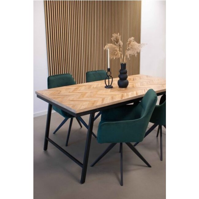 Kick Collection Eetkamerstoel  Tom - Donkergroen