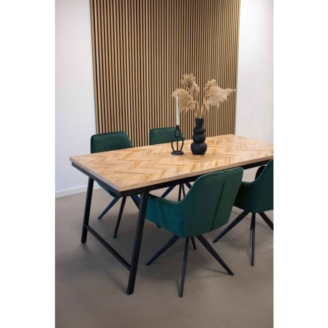 Kick Collection Eetkamerstoel  Tom - Donkergroen