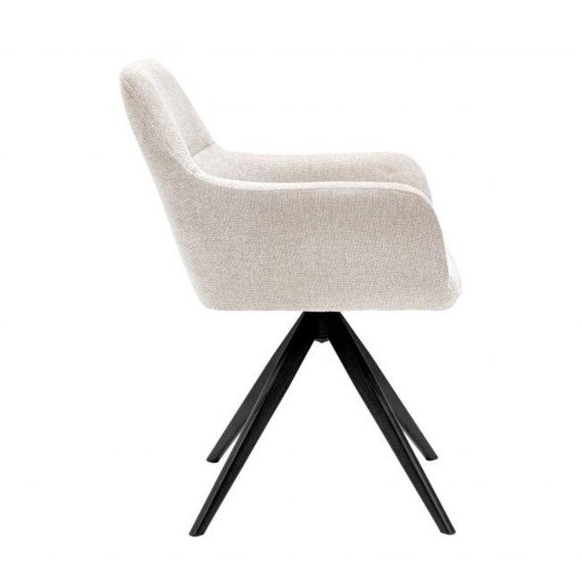 Kick Collection Eetkamerstoel  Tom - Texture Champagne