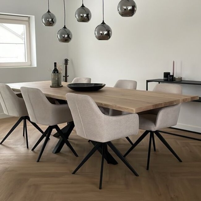 Kick Collection Eetkamerstoel  Tom - Texture Taupe