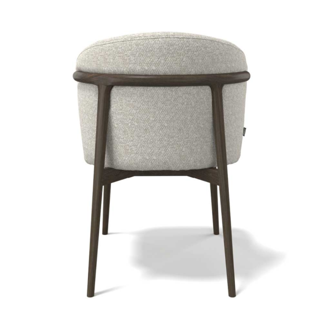 Hippestoelen  Eetkamerstoel Hera - Ascot Pearl - Houten Frame