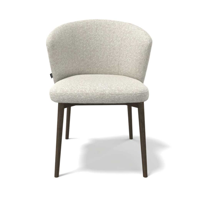 Hippestoelen  Eetkamerstoel Hera - Ascot Pearl - Houten Frame