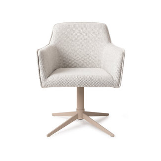 Jesper Home Hofu Checkers Charm Eetkamerstoel - Quad Beige