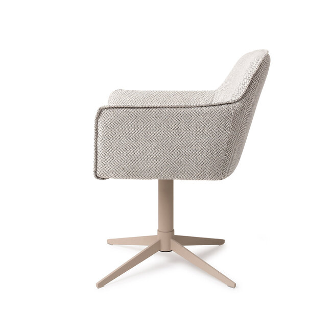 Jesper Home Hofu Checkers Charm Eetkamerstoel - Quad Beige