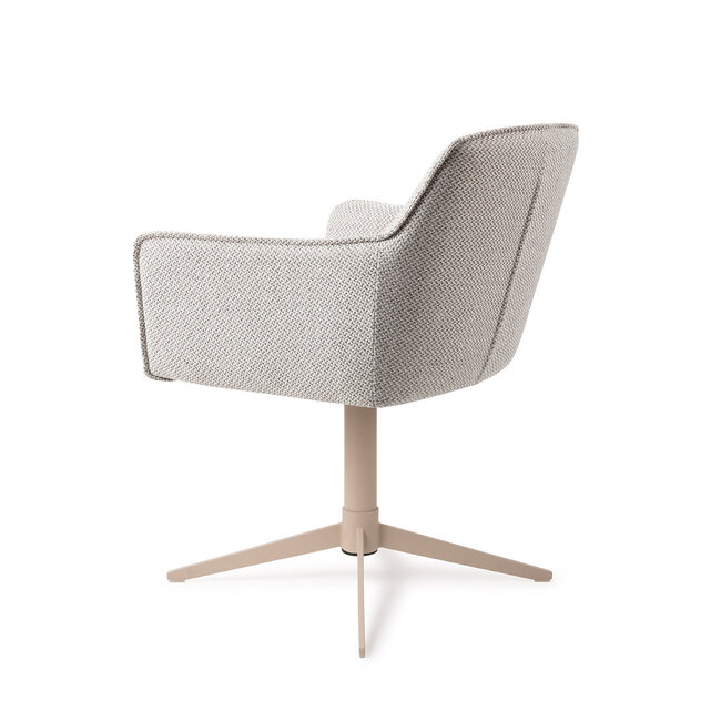 Jesper Home Hofu Checkers Charm Eetkamerstoel - Quad Beige