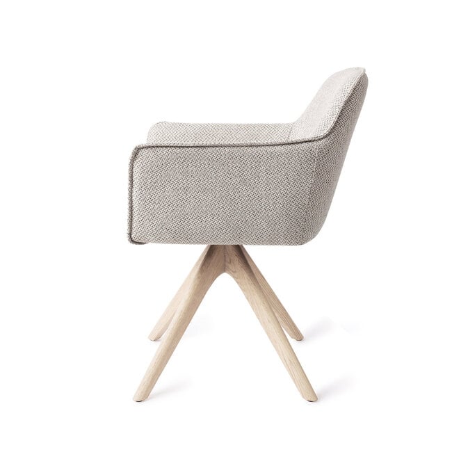 Jesper Home Hofu Checkers Charm Eetkamerstoel - Revolve Oak Bleach