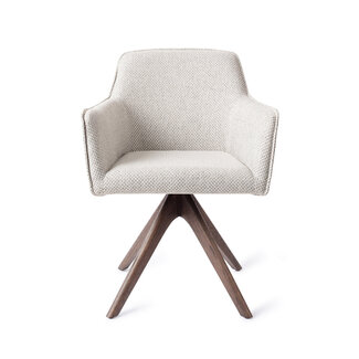 Jesper Home Hofu Checkers Charm Eetkamerstoel - Revolve Oak Walnut