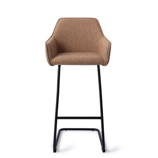 Jesper Home Hofu French Toast Barkruk - Arch Black (H)