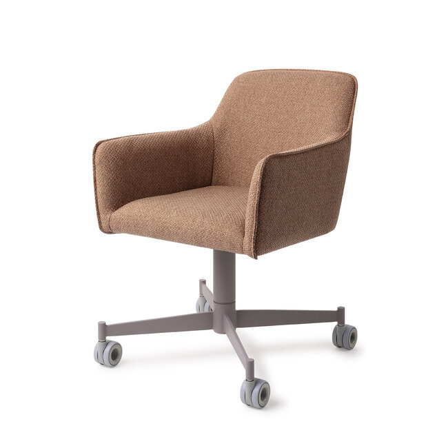 Jesper Home Hofu French Toast Eetkamerstoel - Caster Grey