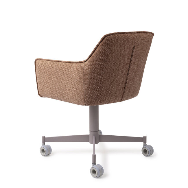 Jesper Home Hofu French Toast Eetkamerstoel - Caster Grey