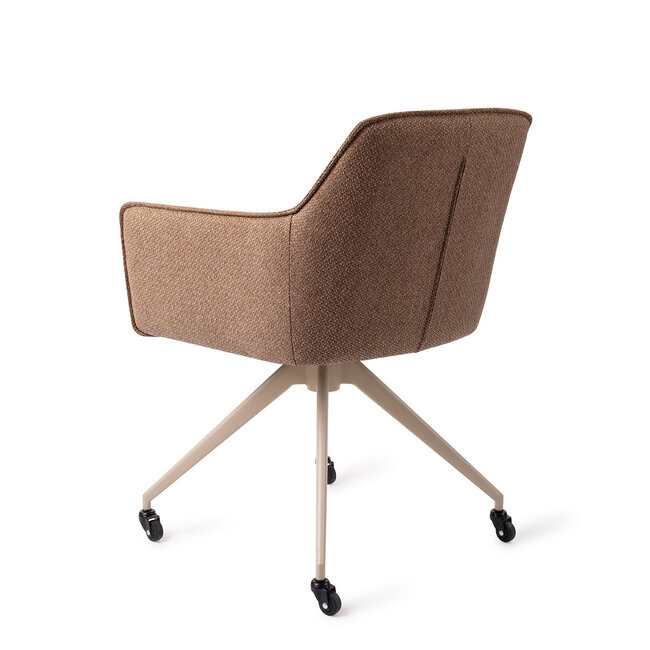 Jesper Home Hofu French Toast Eetkamerstoel - Glide Beige