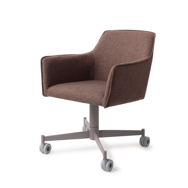 Jesper Home Hofu Potters Clay Eetkamerstoel - Caster Grey