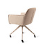 Jesper Home Hofu Wild Walnut Eetkamerstoel - Glide Beige