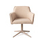 Jesper Home Hofu Wild Walnut Eetkamerstoel - Quad Beige
