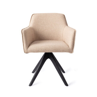 Jesper Home Hofu Wild Walnut Eetkamerstoel - Revolve Oak Black