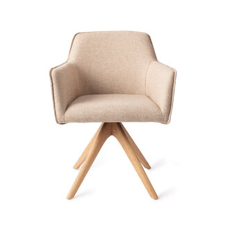 Jesper Home Hofu Wild Walnut Eetkamerstoel - Revolve Oak Natural