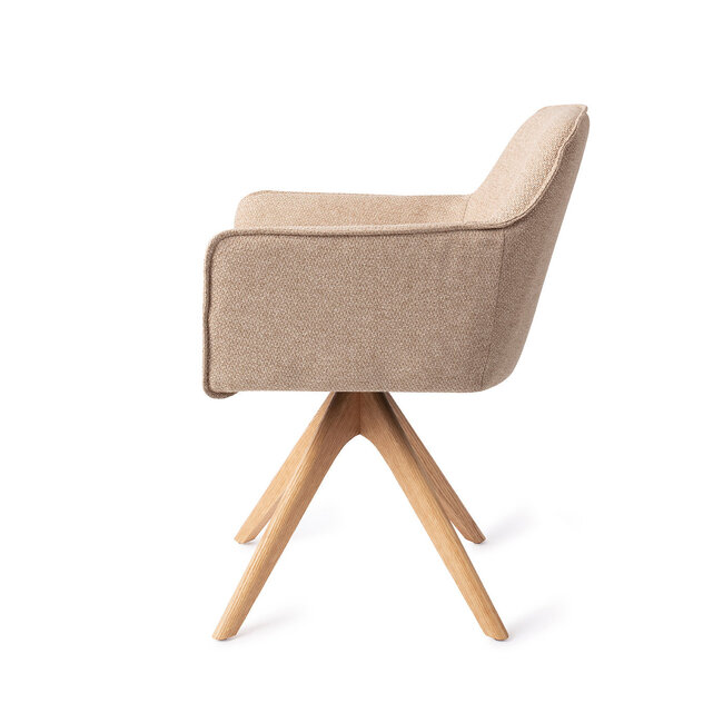 Jesper Home Hofu Wild Walnut Eetkamerstoel - Revolve Oak Natural