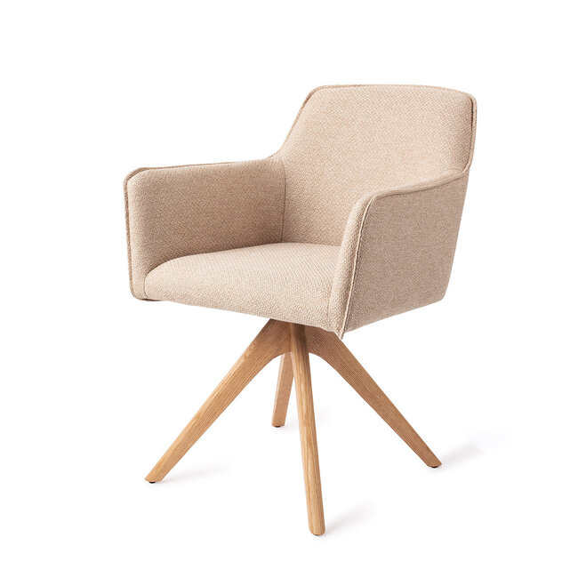 Jesper Home Hofu Wild Walnut Eetkamerstoel - Revolve Oak Natural