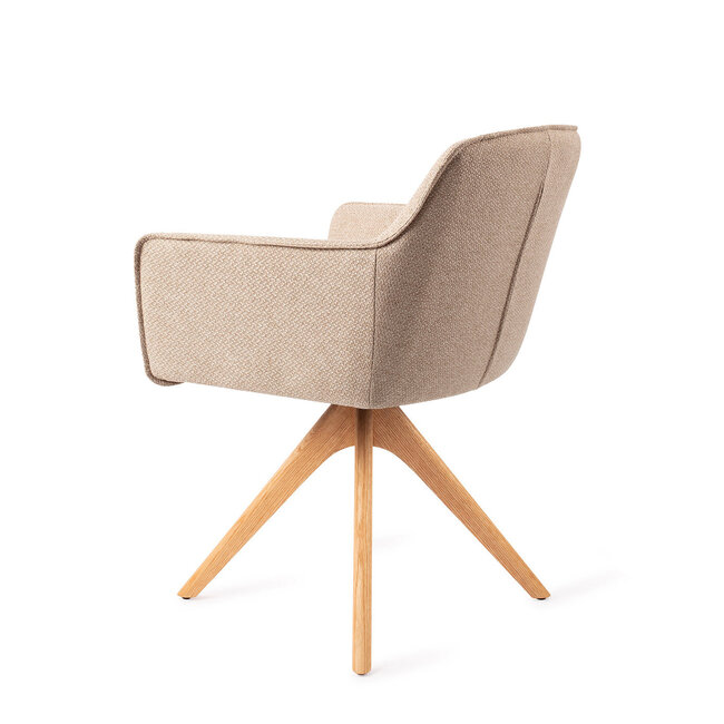 Jesper Home Hofu Wild Walnut Eetkamerstoel - Revolve Oak Natural