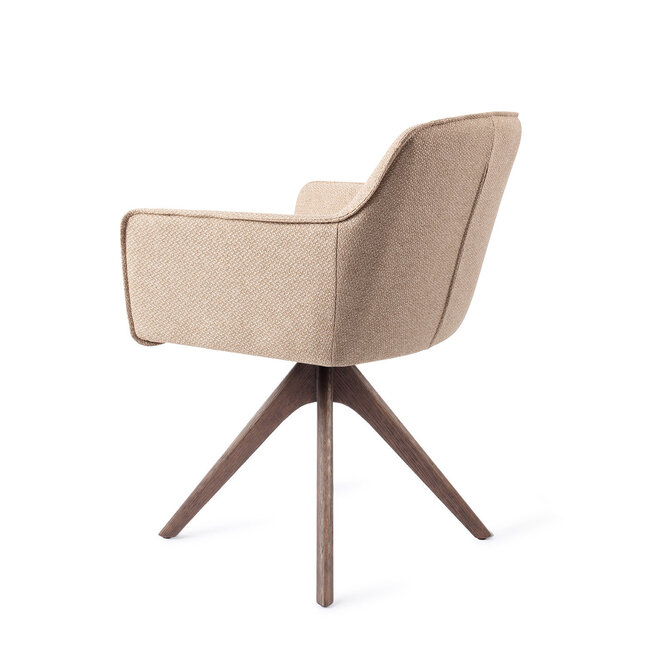 Jesper Home Hofu Wild Walnut Eetkamerstoel - Revolve Oak Walnut