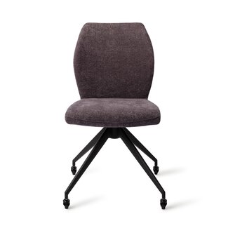 Jesper Home Ikata Almost Black Eetkamerstoel - Glide Black