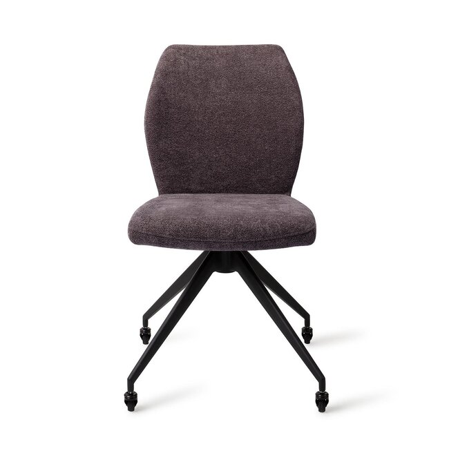 Jesper Home Ikata Almost Black Eetkamerstoel - Glide Black