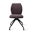 Jesper Home Ikata Almost Black Eetkamerstoel - Glide Black