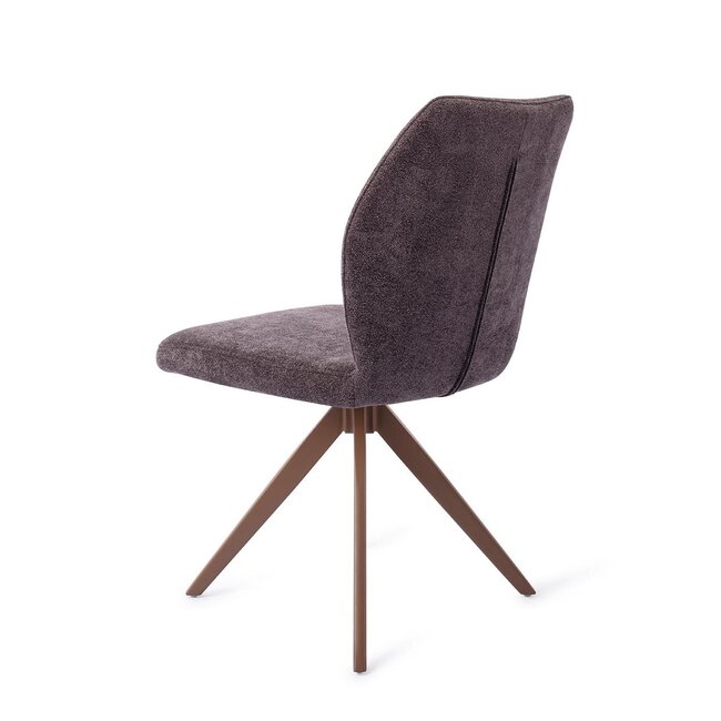 Jesper Home Ikata Almost Black Eetkamerstoel - Turn Brown