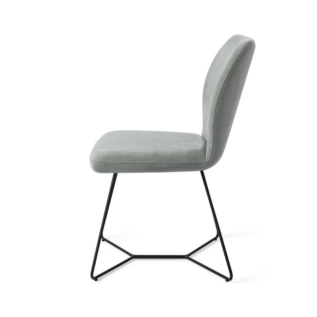 Jesper Home Ikata Breezy Blue Eetkamerstoel - Beehive Black