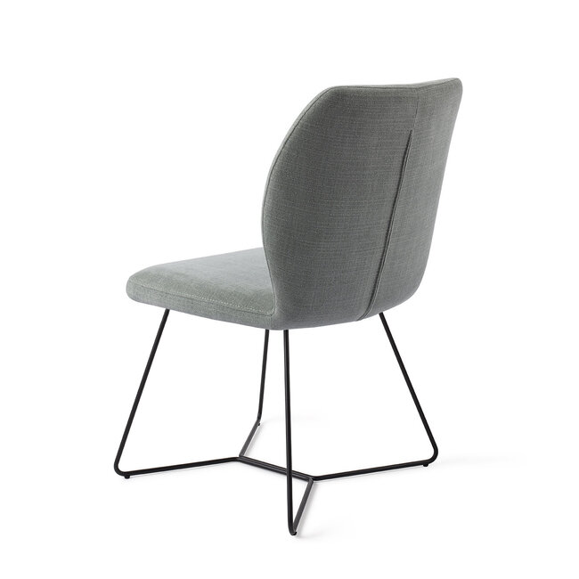 Jesper Home Ikata Breezy Blue Eetkamerstoel - Beehive Black