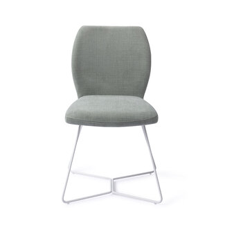 Jesper Home Ikata Breezy Blue Eetkamerstoel - Beehive White
