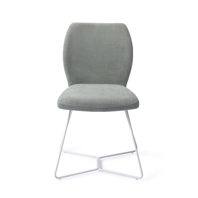 Jesper Home Ikata Breezy Blue Eetkamerstoel - Beehive White