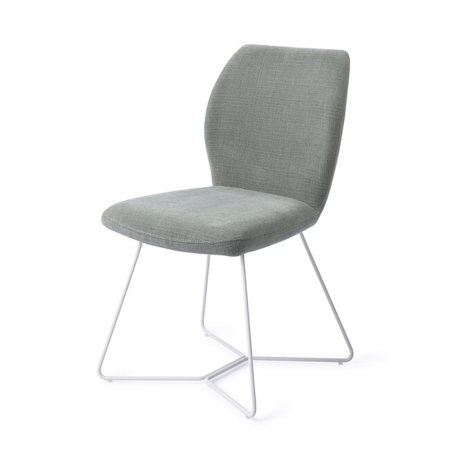 Jesper Home Ikata Breezy Blue Eetkamerstoel - Beehive White