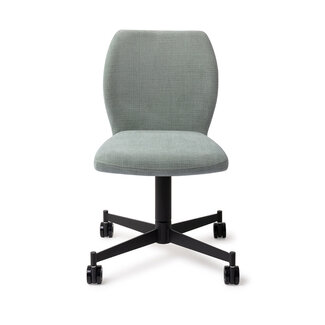 Jesper Home Ikata Breezy Blue Eetkamerstoel - Caster Black