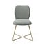 Jesper Home Ikata Breezy Blue Eetkamerstoel - Cross Gold