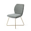 Jesper Home Ikata Breezy Blue Eetkamerstoel - Cross Gold