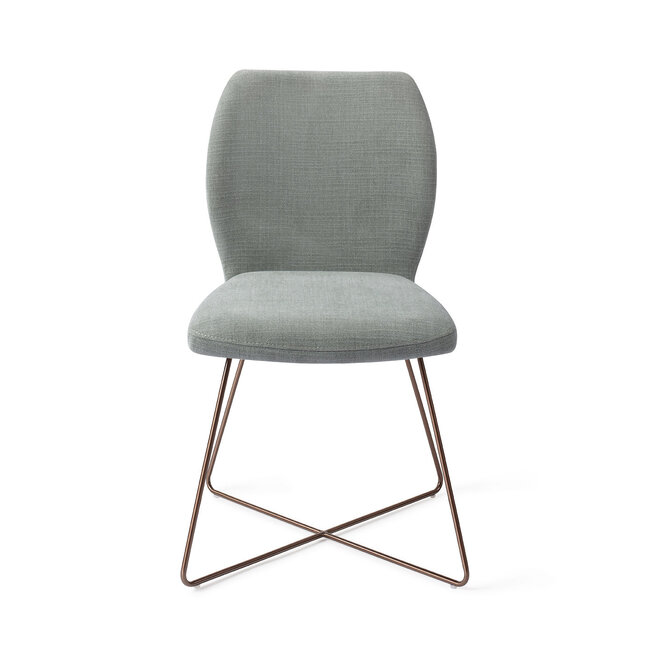 Jesper Home Ikata Breezy Blue Eetkamerstoel - Cross Rose