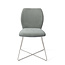 Jesper Home Ikata Breezy Blue Eetkamerstoel - Cross Steel