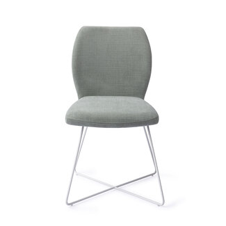 Jesper Home Ikata Breezy Blue Eetkamerstoel - Cross White