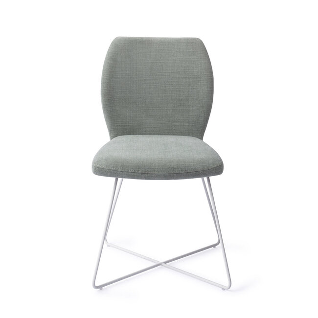 Jesper Home Ikata Breezy Blue Eetkamerstoel - Cross White