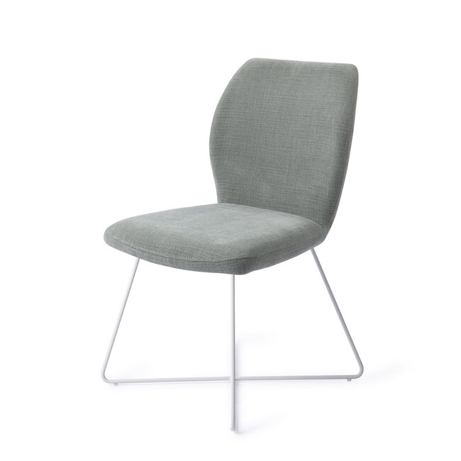 Jesper Home Ikata Breezy Blue Eetkamerstoel - Cross White