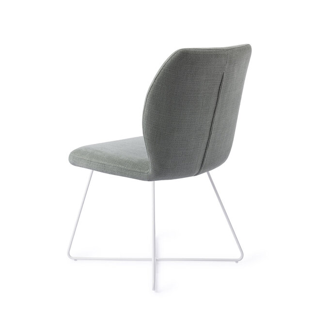 Jesper Home Ikata Breezy Blue Eetkamerstoel - Cross White