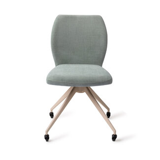 Jesper Home Ikata Breezy Blue Eetkamerstoel - Glide Beige