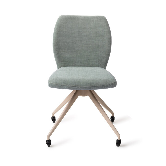 Jesper Home Ikata Breezy Blue Eetkamerstoel - Glide Beige