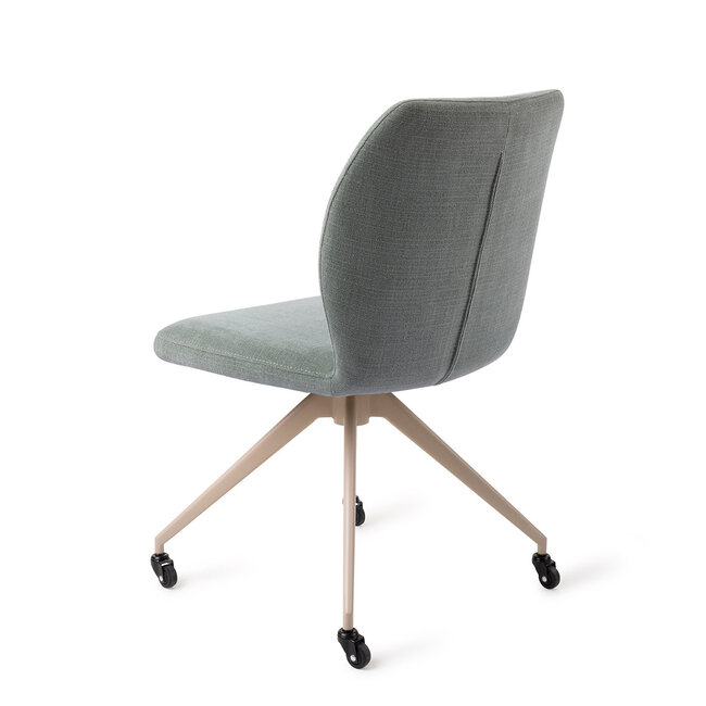 Jesper Home Ikata Breezy Blue Eetkamerstoel - Glide Beige