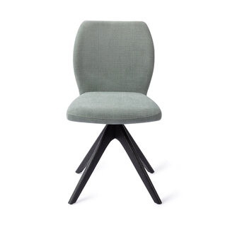 Jesper Home Ikata Breezy Blue Eetkamerstoel - Revolve Oak Black