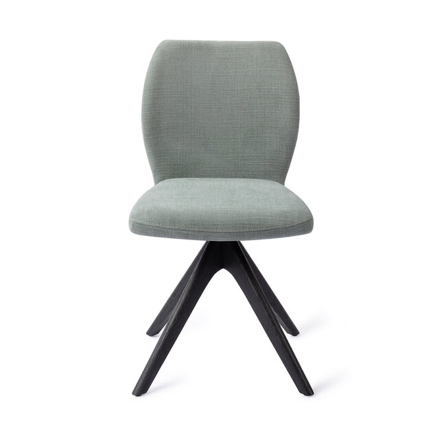 Jesper Home Ikata Breezy Blue Eetkamerstoel - Revolve Oak Black