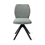 Jesper Home Ikata Breezy Blue Eetkamerstoel - Revolve Oak Black